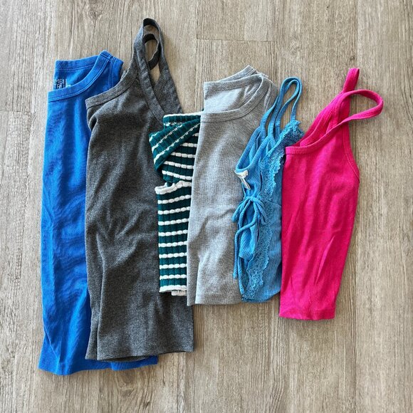 Womens Bundle of 6 Tank Tops - L - Picture 1 of 7